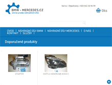 Tablet Screenshot of bmw-mercedes.cz